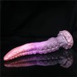 (image for) Purple Silicone Tentacle Dildo 10 Inches