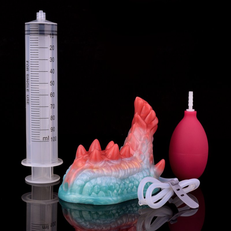 (image for) Luminous Squirting Dragon Dildo Sex Grinder - K