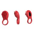 (image for) Vibrating Rose Cock Ring