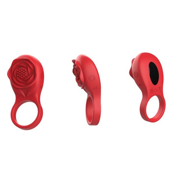 (image for) Vibrating Rose Cock Ring