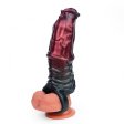 (image for) Alien Silicone Cock Sheath in Claret