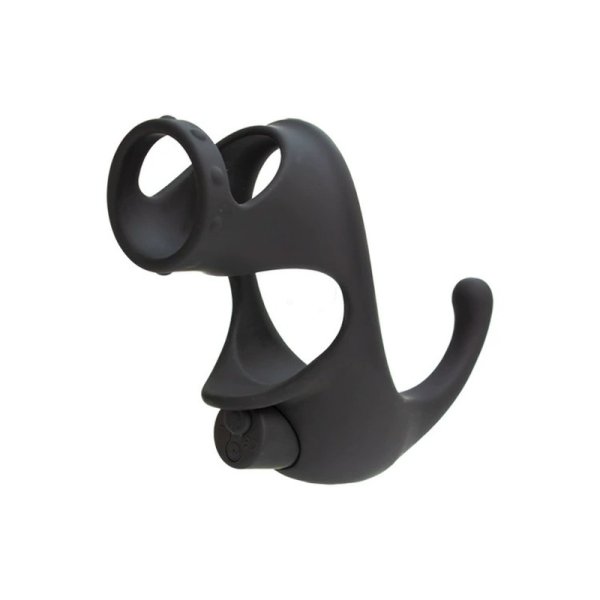 (image for) Dual Penis Ring with Taint Teaser