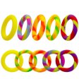 (image for) Mixed Color Silicone Cock Ring