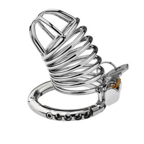 Male Chastity Bird Cage - Five Level Ring