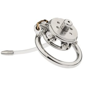 Bolted Chastity Cage With Spikes