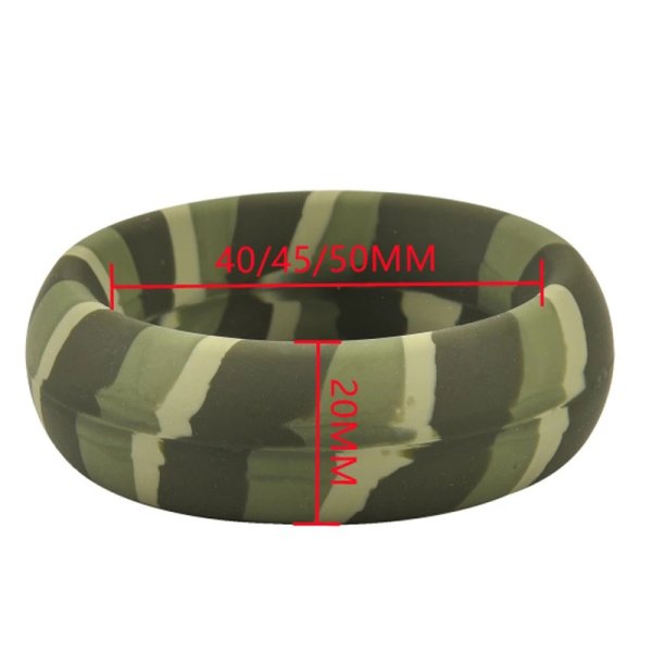 (image for) Mixed Color Silicone Penis Ring Set
