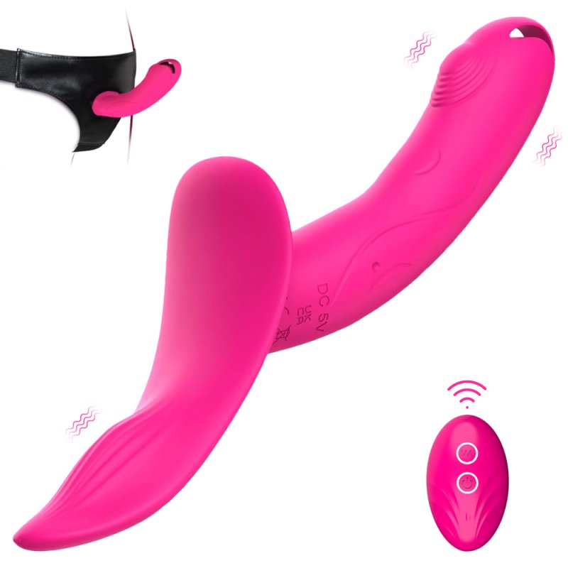 (image for) Wearable Double Vibrator Strap-on Dildo