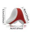 (image for) Silicone Double Color Penis Ring - White