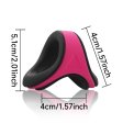 (image for) Silicone Double Color Penis Ring - Black