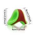 (image for) Silicone Double Color Penis Ring - Green