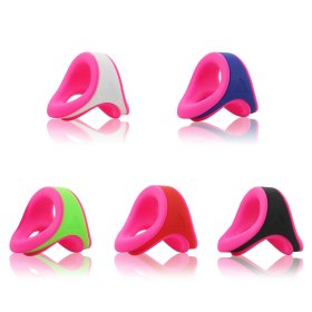 Silicone Double Color Penis Ring - Rose