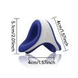 (image for) Silicone Double Color Penis Ring - Darkblue