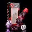 (image for) Blood-Red Silicone Vibration Penis Sleeve