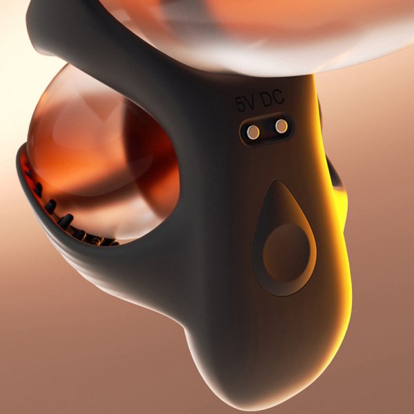 (image for) Testicle Penis Trainer VibratorCock Ring