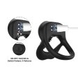(image for) Lips Tongue Erection Enhancer Vibration Cock Ring