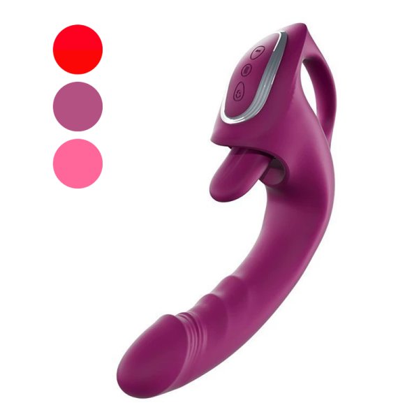 (image for) Double Head Telescopic Dildo Vibrator