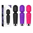(image for) Rechargeable Magic Wand Vibrator - 20 Vibration Modes