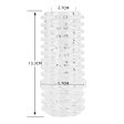 (image for) Clear Textured Pleasure Enhancing Male Stroker