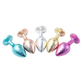 Ice Flowers Aluminum Alloy Butt Plug