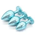 (image for) Ice Flowers Aluminum Alloy Butt Plug