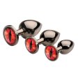 (image for) Sinister Eyes Red Eye Metal Butt Plug