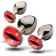 (image for) Sinister Eyes Red Eye Metal Butt Plug