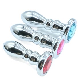 Metal Two Ring Anal Plug