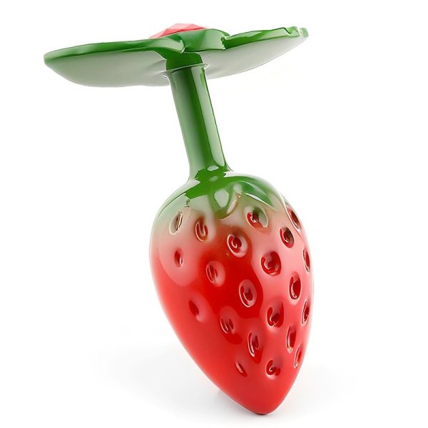(image for) Sweet Strawberry Butt Plug With Gemstone