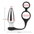 (image for) Vibrating Butt Plug With Cock And Ball Rings