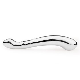 Flat Head Solid Metal Dual Ended Butt Plug