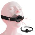 (image for) Silicone Harness Hollow Ball Gag