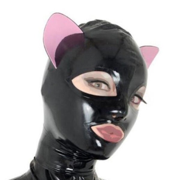 (image for) Latex Hood with Cat Ears