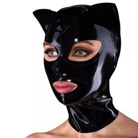 Latex Hood with Cat Ears