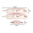 (image for) White & Pink Fairy Leather Cuffs