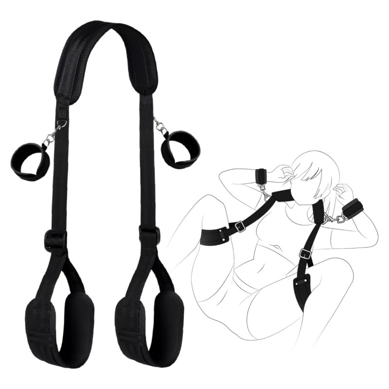 (image for) Bondage Restraint Straps with Padded Cuffs