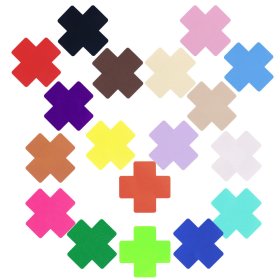Cross Shape Self-adhesive Nipple Patches