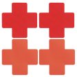 (image for) Cross Shape Self-adhesive Nipple Patches