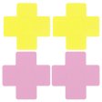 (image for) Cross Shape Self-adhesive Nipple Patches