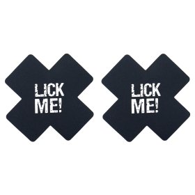 Lick Me Cross Nipple Pasties