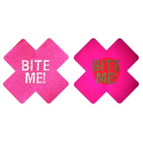 Glow In The Dark Bite Me Nipple Pasties