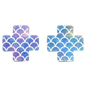 Mermaid X Cross Shape Breast Stickers