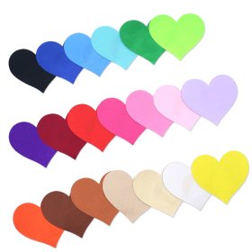 Wild Love Vinyl Heart Nipple Cover Pasties
