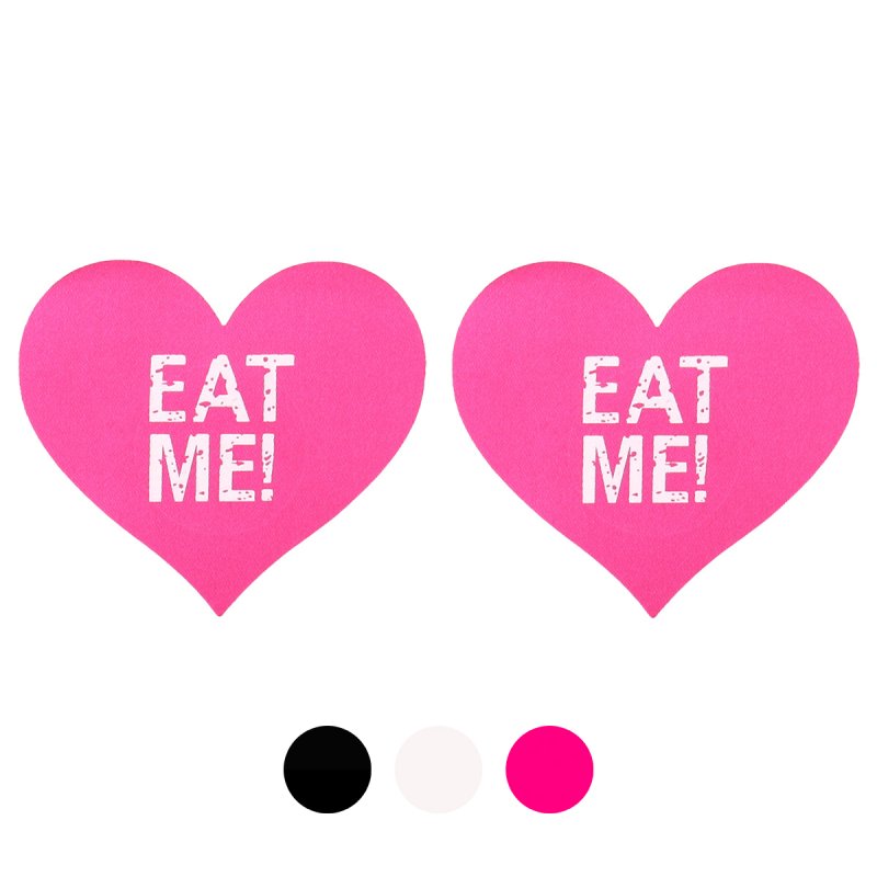 (image for) Eat Me Heart Nipple Stickers