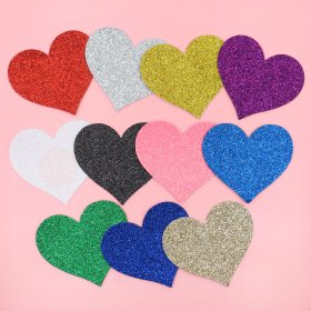 Glitter Heart-shaped Nipple Cover