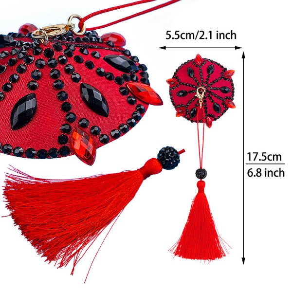 (image for) Reusable Pasties With Chainette Tassel