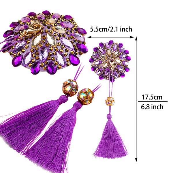(image for) Reusable Pasties With Chainette Tassel