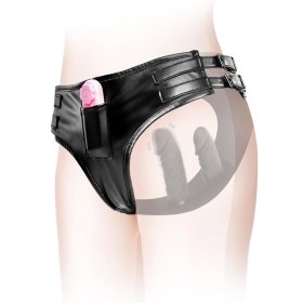 Vibrating Double Dildo Pants