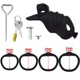 Soft Silicone Fish Chastity Cage