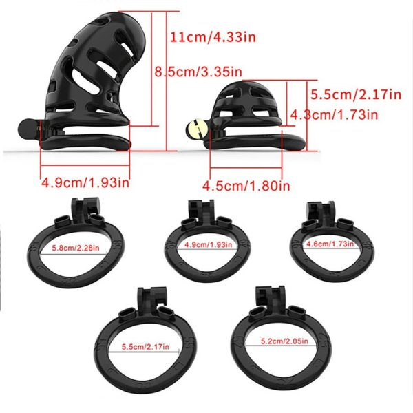 (image for) Hollow ABS Male Chastity Cage