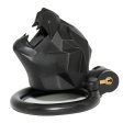 (image for) Leopard Head Chastity Cage